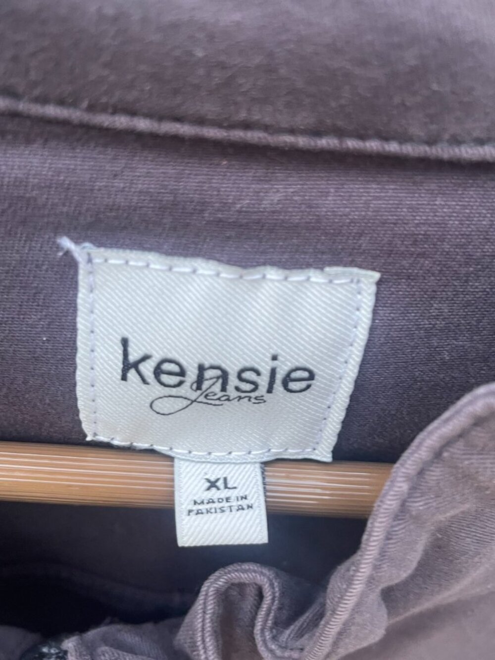 NWOT Kensie Gray Utility Jacket Distressed Grunge Gorpcore XL Cargo Multi-Pocket - Picture 7 of 16